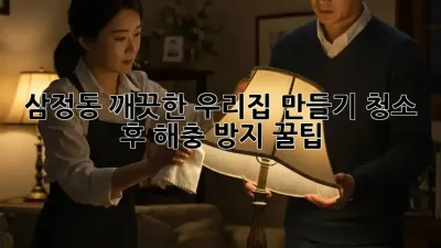 ✨ 삼정동 깨끗한 우리집 만들기! 청소 후 해충 방지 꿀팁 🏡